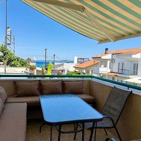 Emerald Seaside Apartment In Pefkohori Pefkochori Bagian luar foto