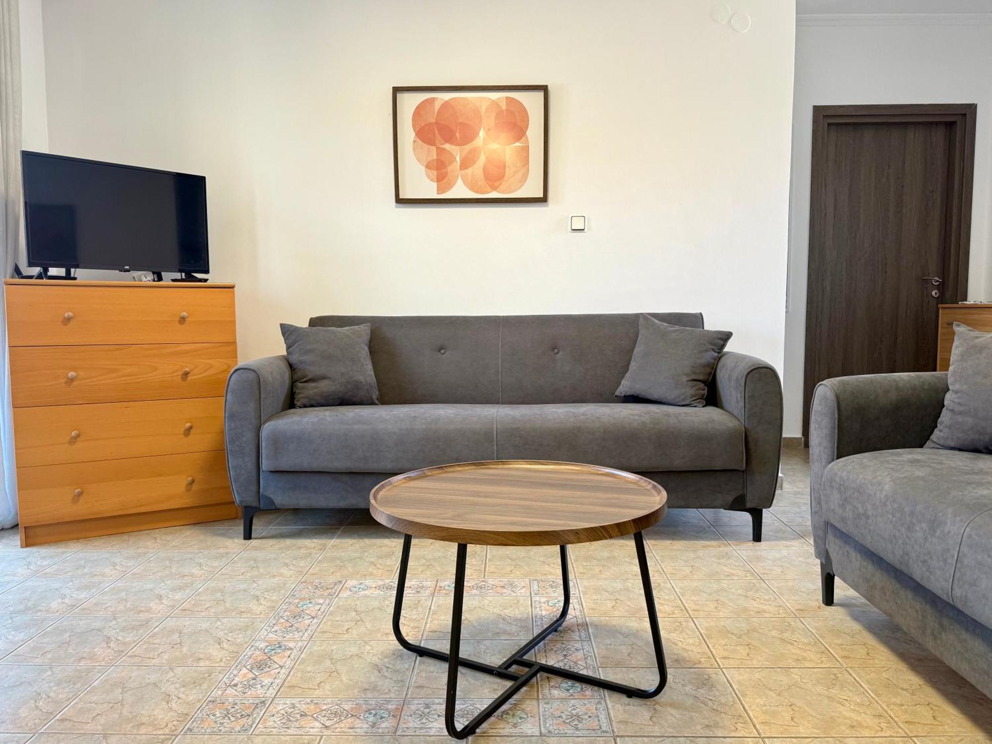 Emerald Seaside Apartment In Pefkohori Pefkochori Bagian luar foto