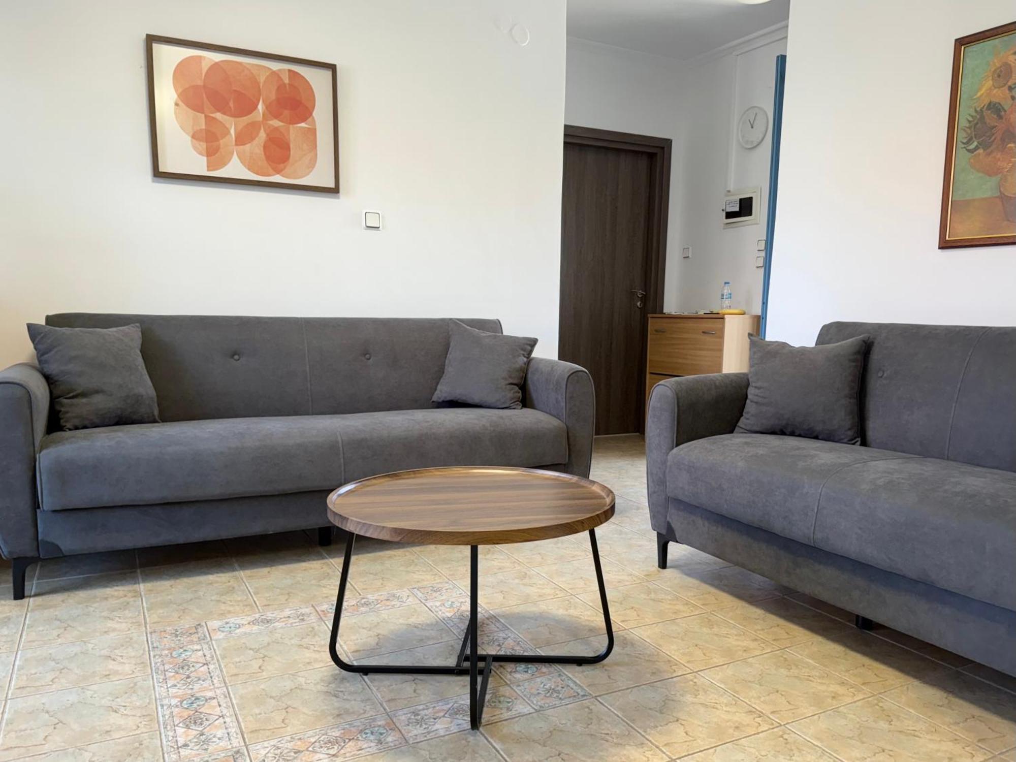 Emerald Seaside Apartment In Pefkohori Pefkochori Bagian luar foto