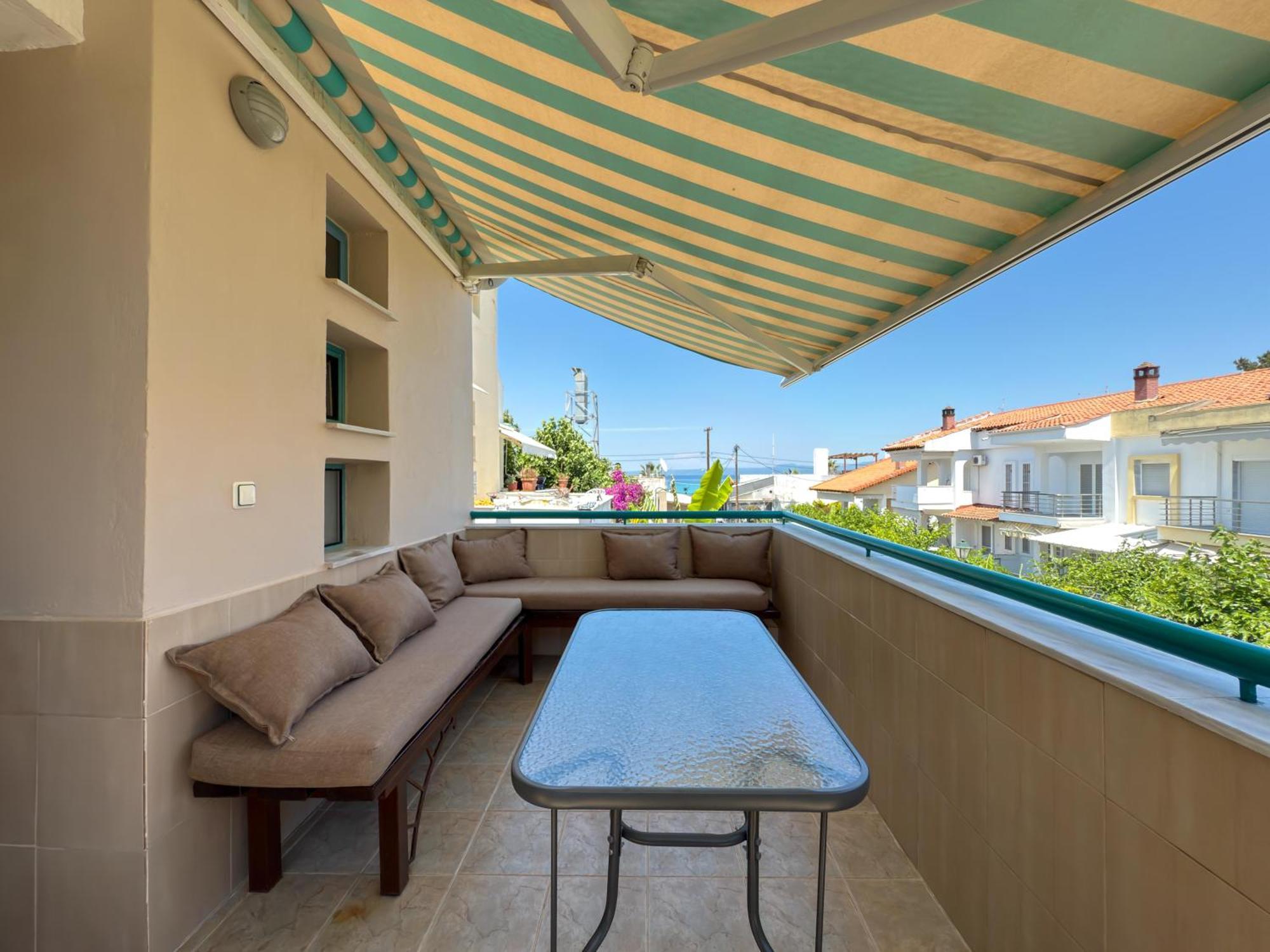 Emerald Seaside Apartment In Pefkohori Pefkochori Bagian luar foto