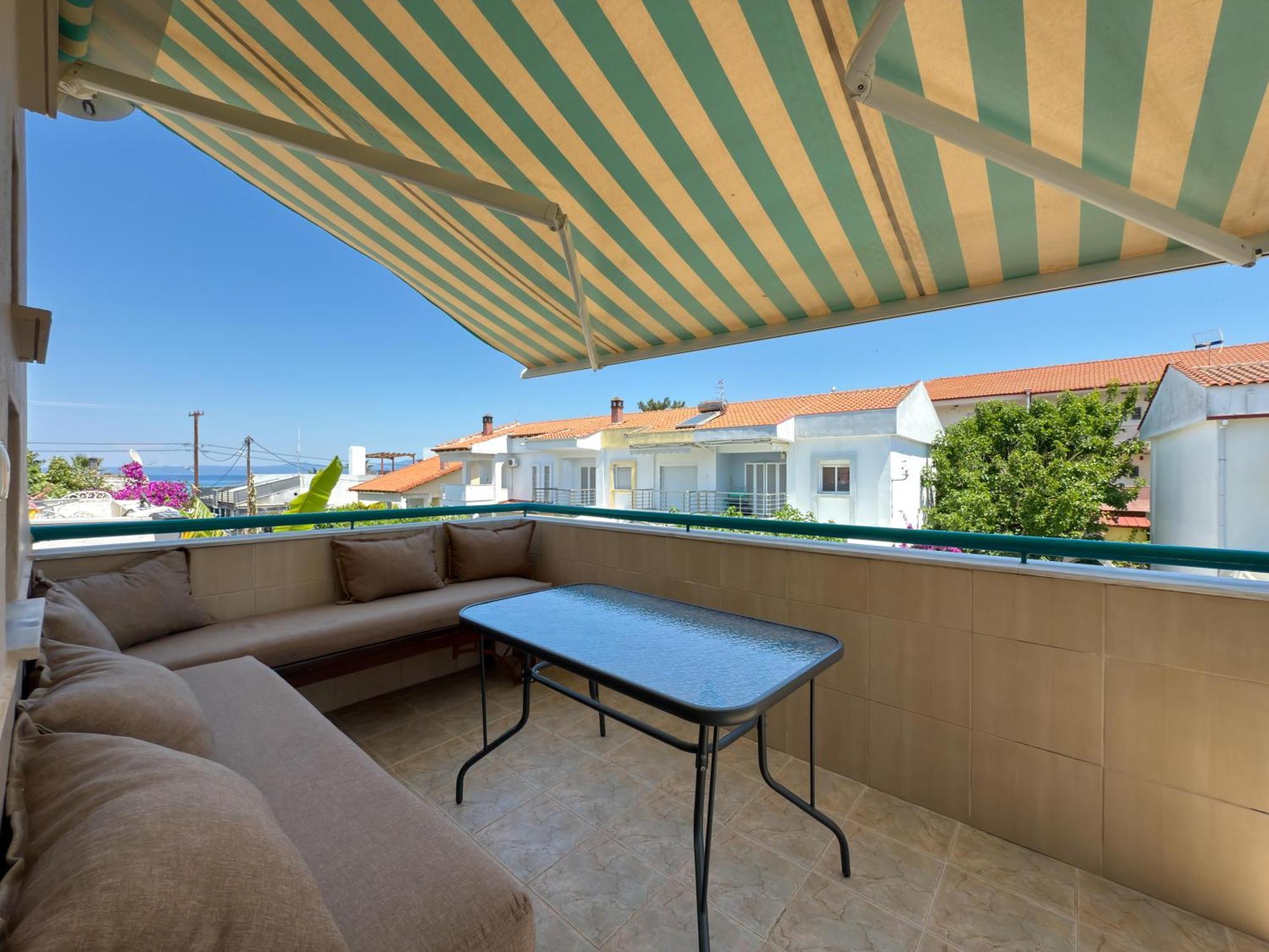 Emerald Seaside Apartment In Pefkohori Pefkochori Bagian luar foto